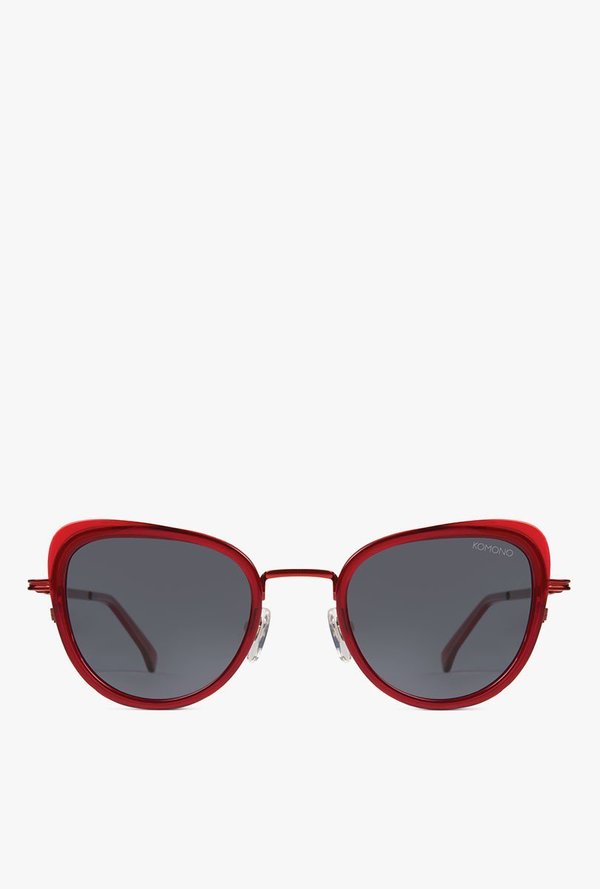 KOMONO Billie Sunglasses - SCARLET | Garmentory display picture 1