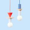 Poketo Junit Lamp - Column Blue - Thumbnail 2