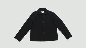 Margaret Howell 3 Button Heavy Moleskin Jacket - Black | Garmentory
