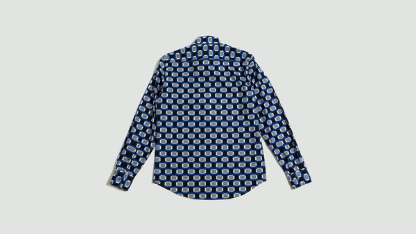 Marni Printed Shirt - Blue/Black Marni Printed Shirt - Blue/Black