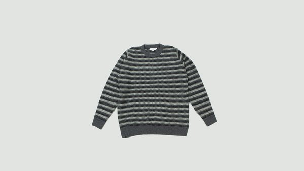 Sunspel Reverse Fair Isle Jumper - Grey/Black/White Sunspel Reverse Fair Isle Jumper - Grey/Black/White