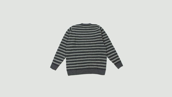 Sunspel Reverse Fair Isle Jumper - Grey/Black/White Sunspel Reverse Fair Isle Jumper - Grey/Black/White