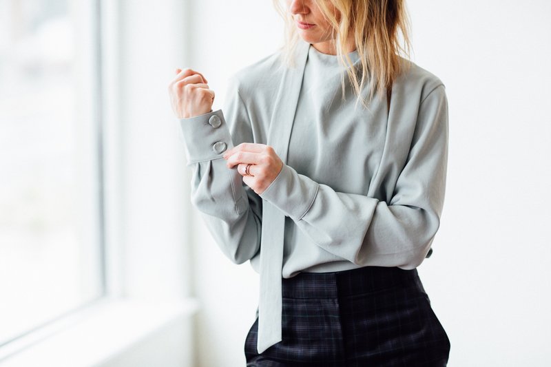 tibi chalky drape top
