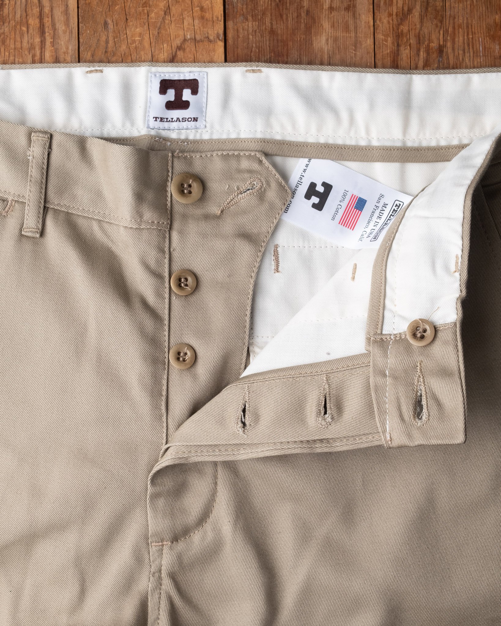 Tellason Carlisle Tapered Khakis Garmentory