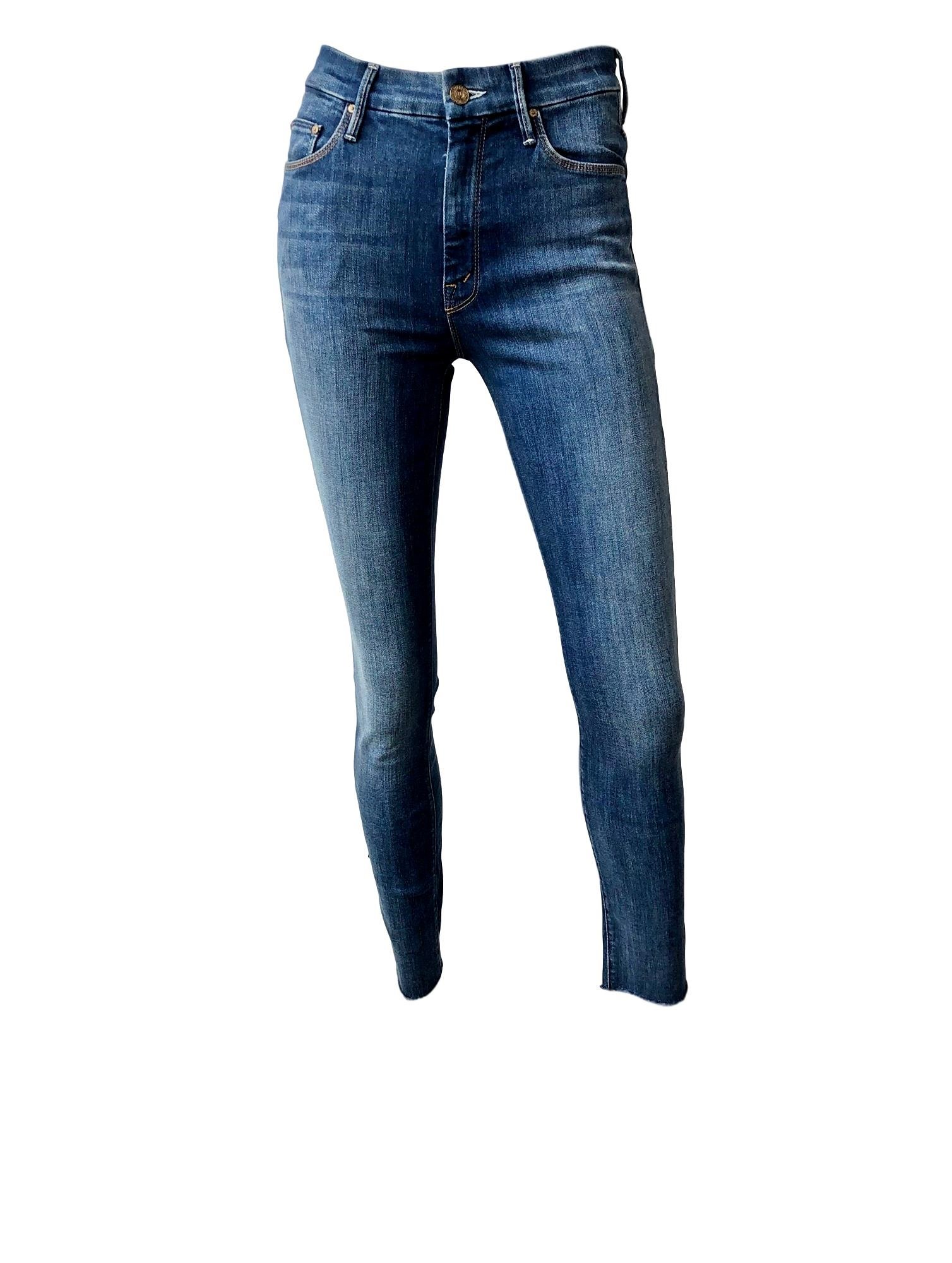 Mother Denim High Waisted Looker Ankle Fray - Not Rough