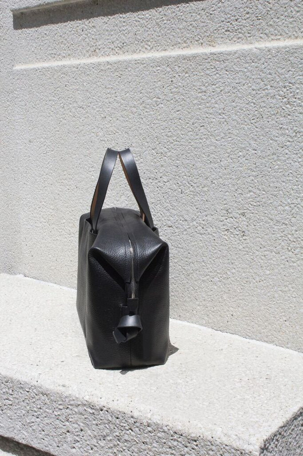 Building Block Pebbled Leather Case Carryall Garmentory