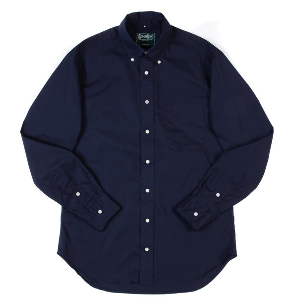 Gitman Bros. Button Down Shirt - Navy Washer Cloth