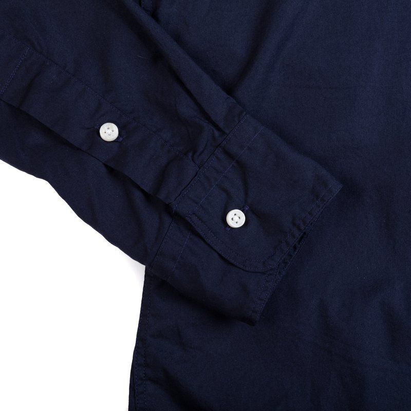 Gitman Bros. Button Down Shirt - Navy Washer Cloth