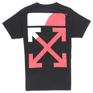 off white split logo tee