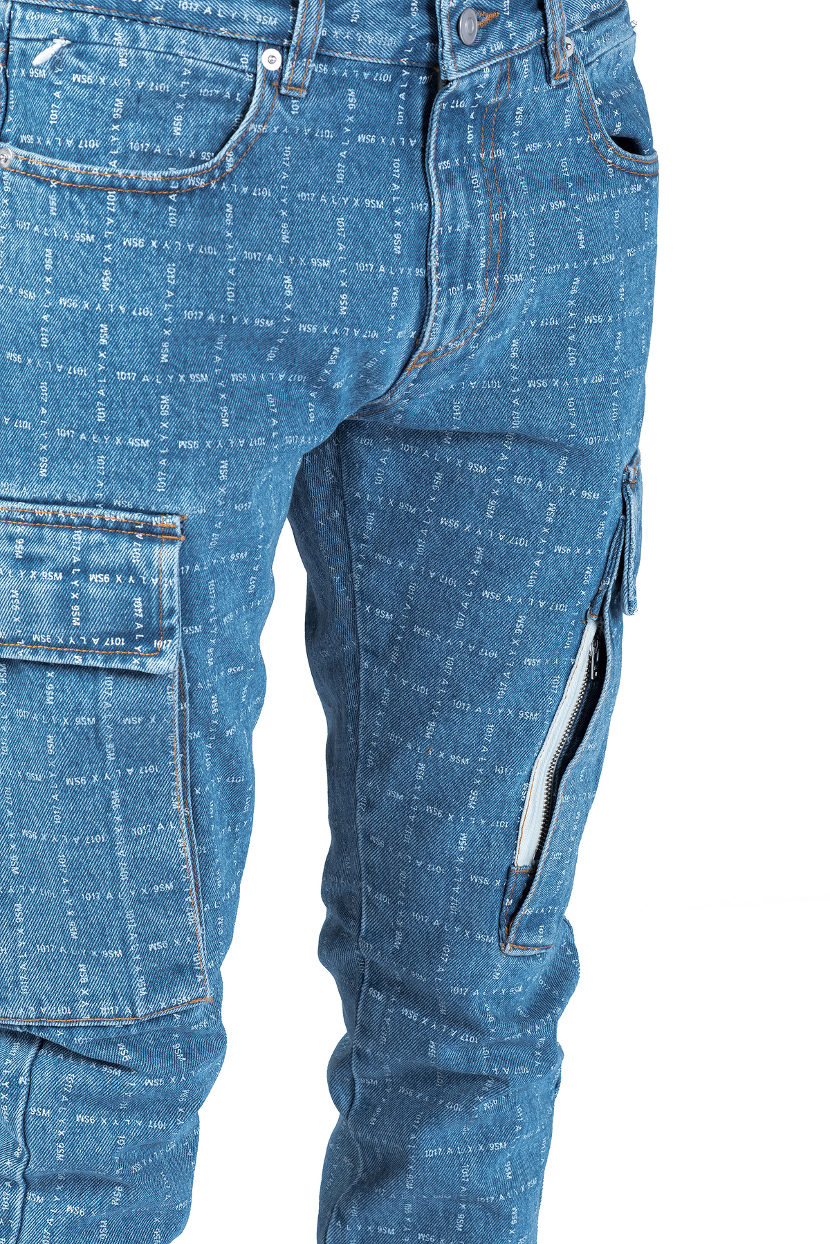 1017 Alyx 9SM All-Over Logo Denim Pants