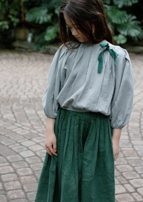 KIDS Tambere Lil Blouse - Pale Grey KIDS Tambere Lil Blouse - Pale Grey