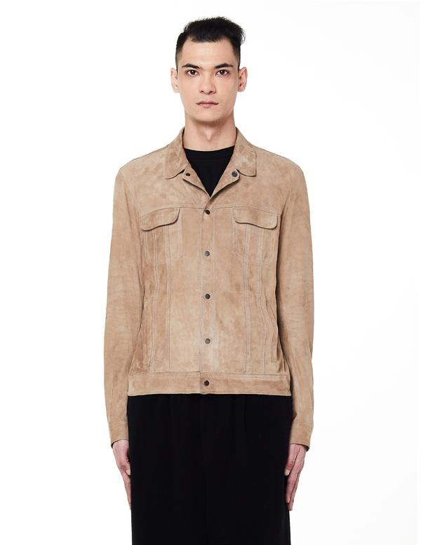 Salvatore Santoro Suede Jacket - Beige | Garmentory