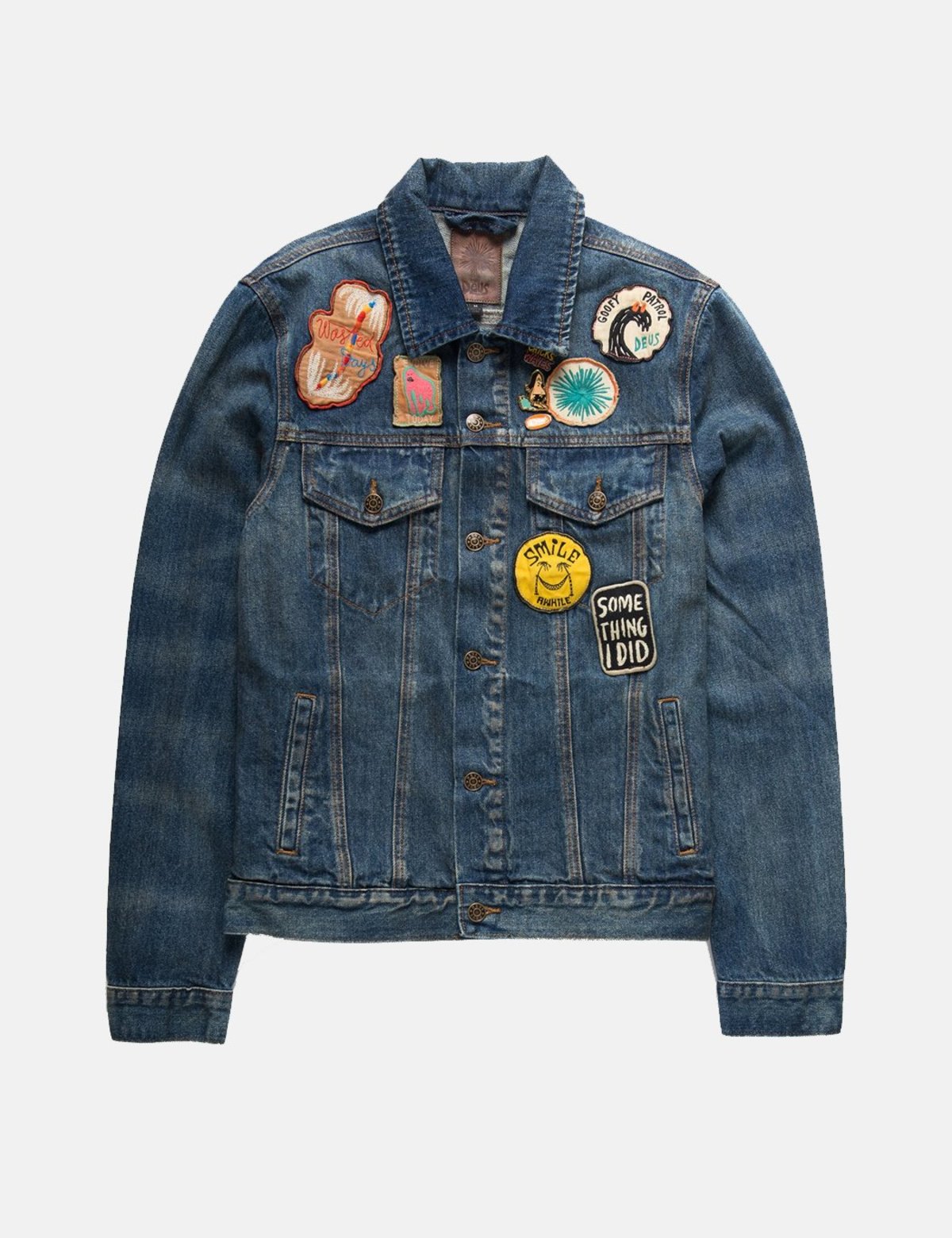 Deus Ex Machina Smile Ronald Denim Jacket - Stonewash | Garmentory