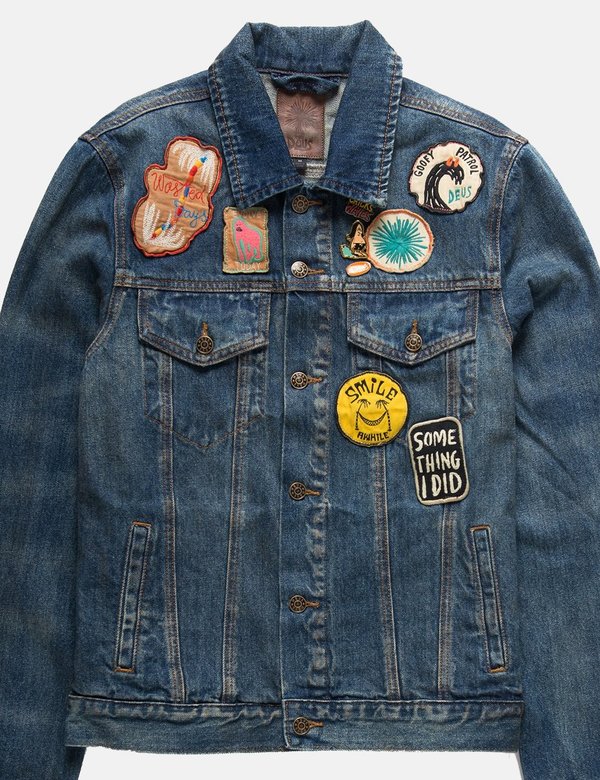 Deus Ex Machina Smile Ronald Denim Jacket - Stonewash | Garmentory