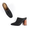 Sydney Brown raffia High Mule - black - Thumbnail 4