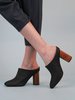 Sydney Brown raffia High Mule - black - Thumbnail 5