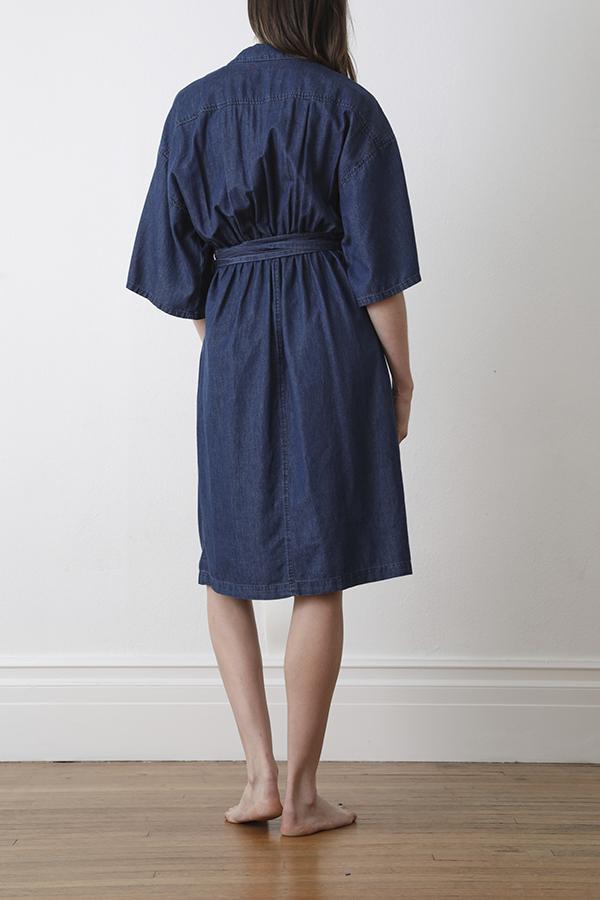 white christmas dresses The Drapey Denim Mini Dress main image 0