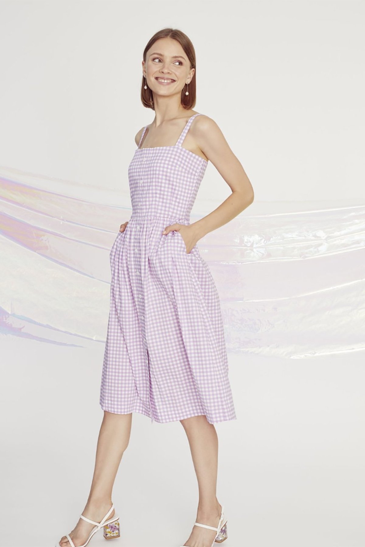 purple gingham dress Purple Gingham Magic in the Air