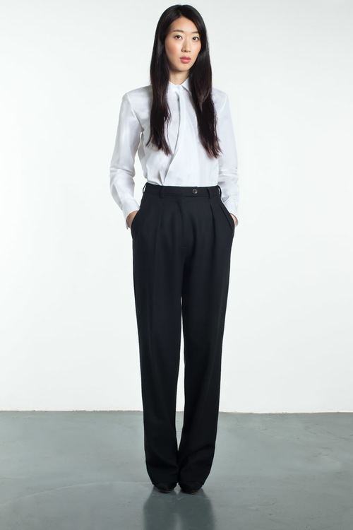 Tia Cibani Classic Shirt With Asymmetric Extension Tia Cibani Classic Shirt With Asymmetric Extension