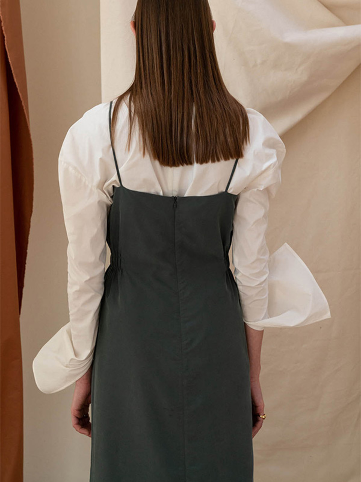 slim fit dress slacks Emerald Mini Slip Dress main image 0