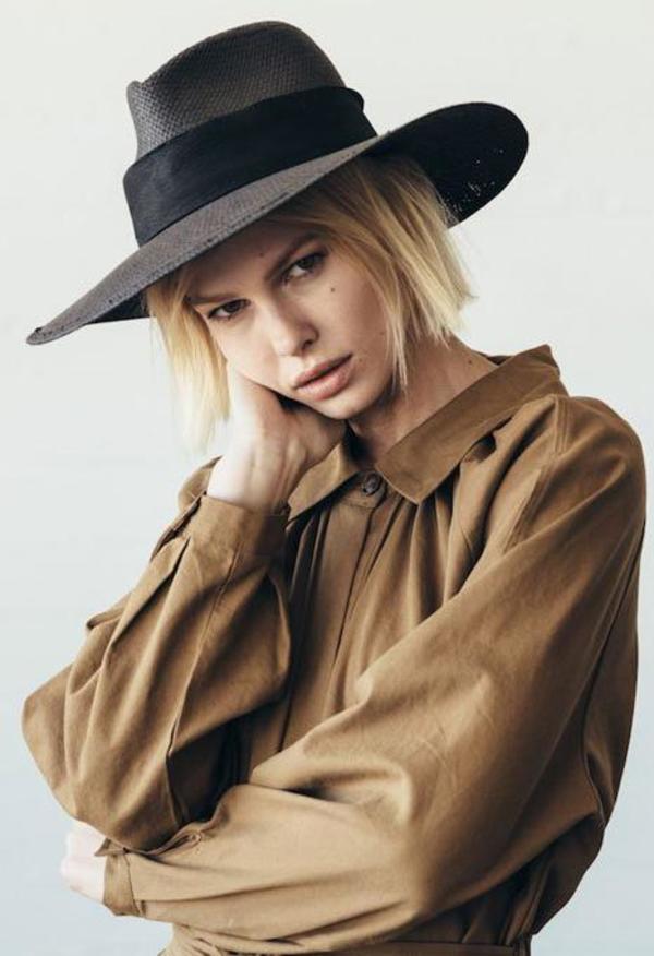 Janessa Leone Rose Hat - black | Garmentory