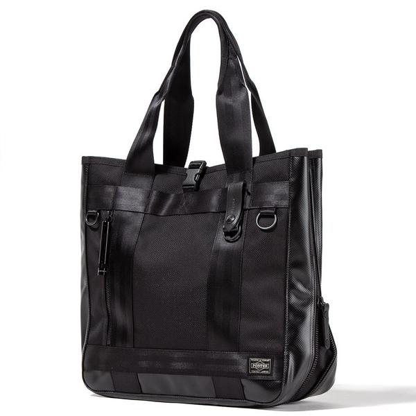 PORTER INTERNATIONAL HEAT ２WAY Porter Heat 2way Tote Bag - Black | Garmentory
