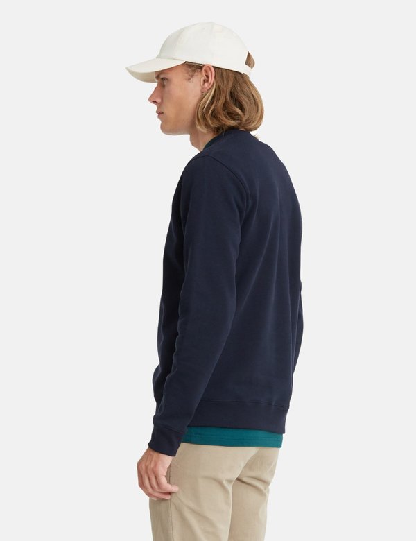 Norse Projects Vagn Classic Sweatshirt - Dark Navy Blue Norse Projects Vagn Classic Sweatshirt - Dark Navy Blue