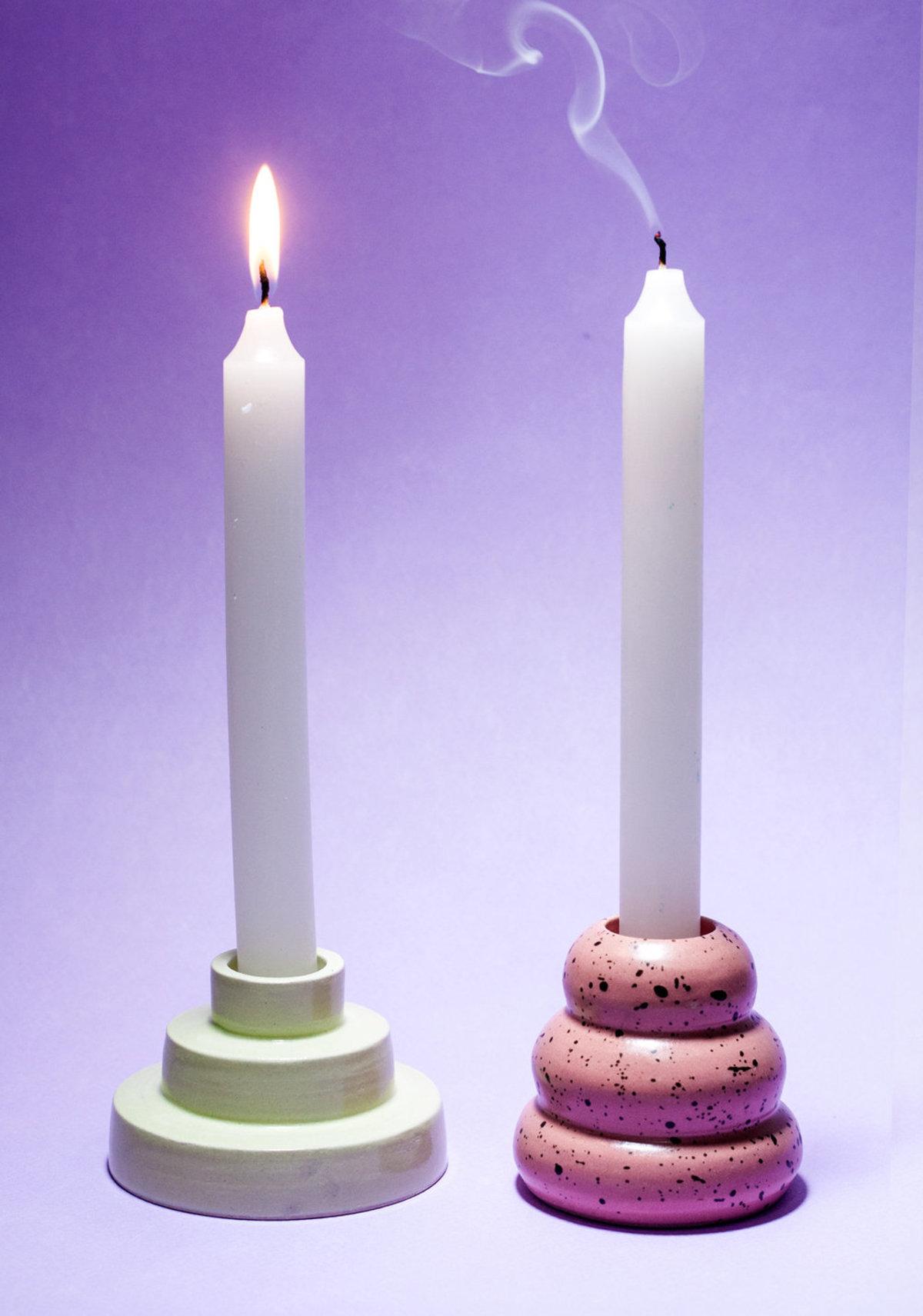 YYY taper candle holders - Image 4 of 4
