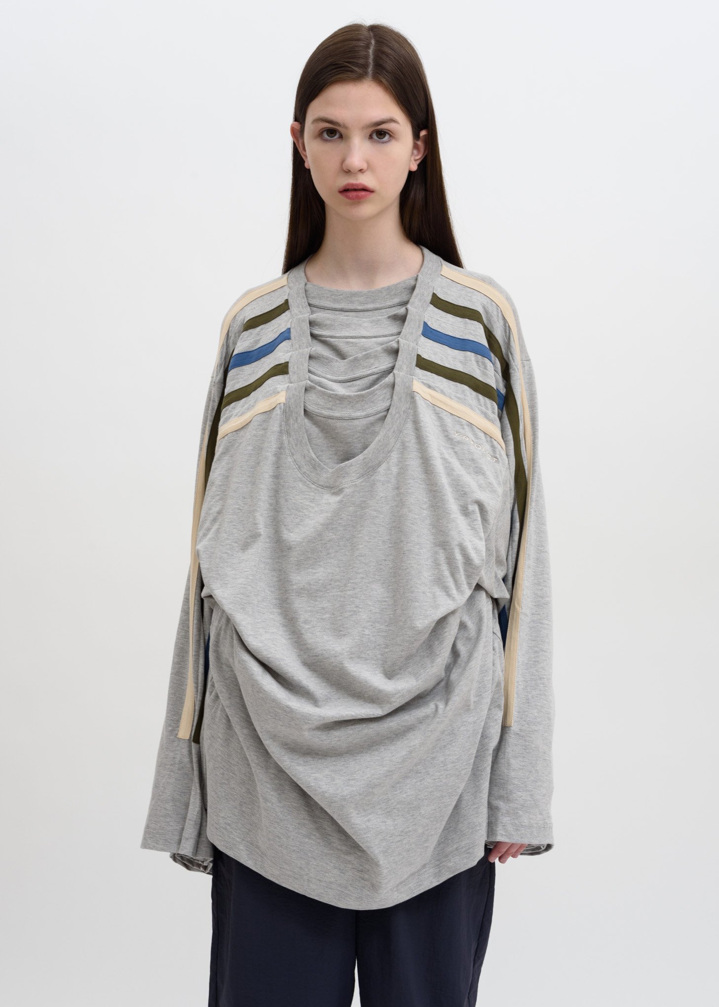 Y/project Five Layer Sweatshirt - Grey | Garmentory