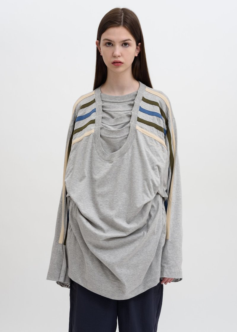 Y/project Five Layer Sweatshirt - Grey | Garmentory