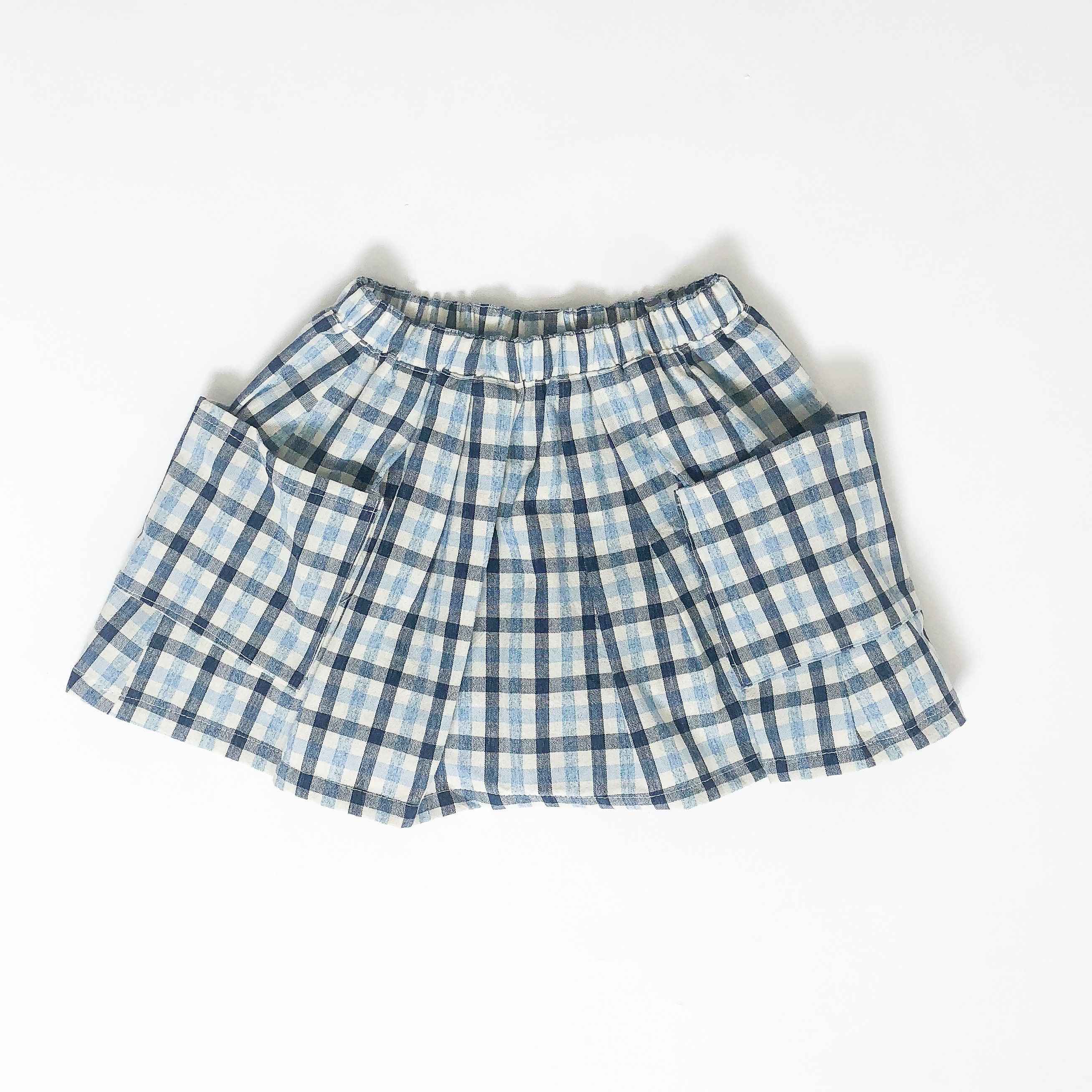 kids Hey Gang Two Pocket Skirt - Gingham | Garmentory