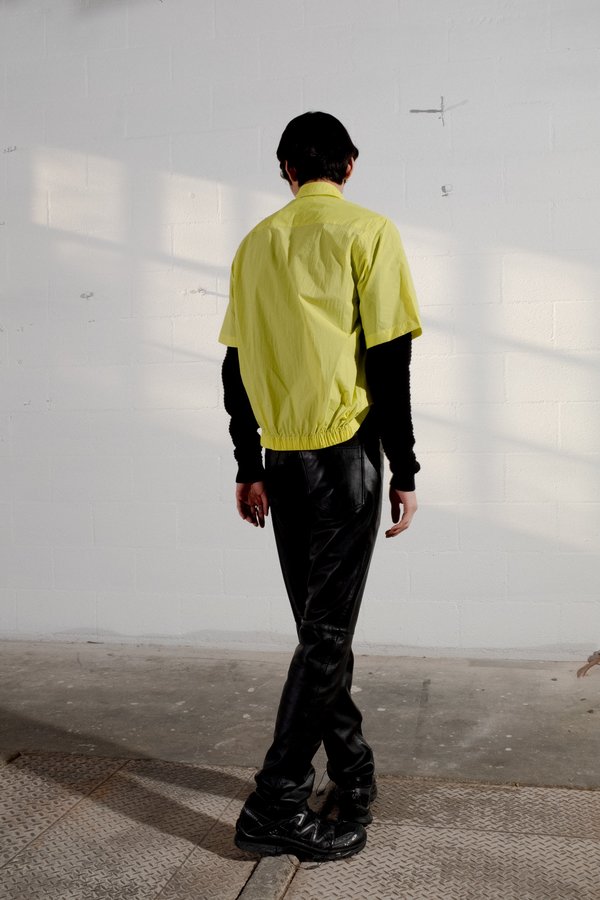 CMMN SWDN Damien Tech Nylon Boxy Elastic Shirt CMMN SWDN Damien Tech Nylon Boxy Elastic Shirt