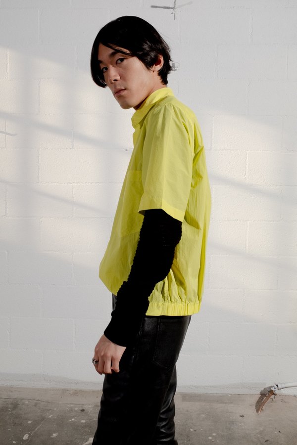CMMN SWDN Damien Tech Nylon Boxy Elastic Shirt CMMN SWDN Damien Tech Nylon Boxy Elastic Shirt