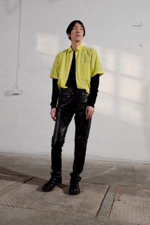 CMMN SWDN Damien Tech Nylon Boxy Elastic Shirt CMMN SWDN Damien Tech Nylon Boxy Elastic Shirt