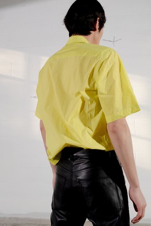 CMMN SWDN Damien Tech Nylon Boxy Elastic Shirt CMMN SWDN Damien Tech Nylon Boxy Elastic Shirt