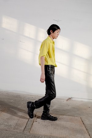 CMMN SWDN Damien Tech Nylon Boxy Elastic Shirt CMMN SWDN Damien Tech Nylon Boxy Elastic Shirt