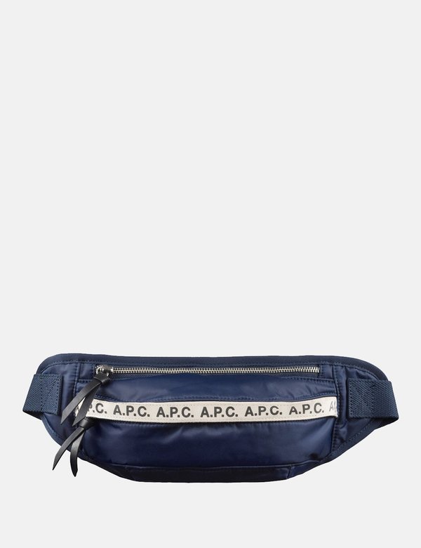 A.P.C. Banane Lucille Hip Bag - Navy Blue A.P.C. Banane Lucille Hip Bag - Navy Blue