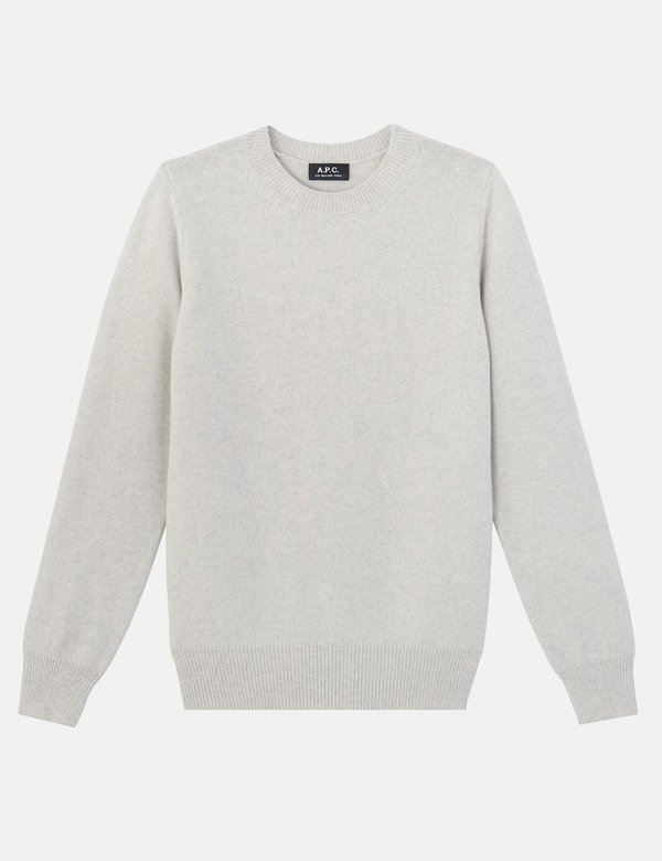 A.P.C. Colin Knit Sweatshirt - Grey A.P.C. Colin Knit Sweatshirt - Grey