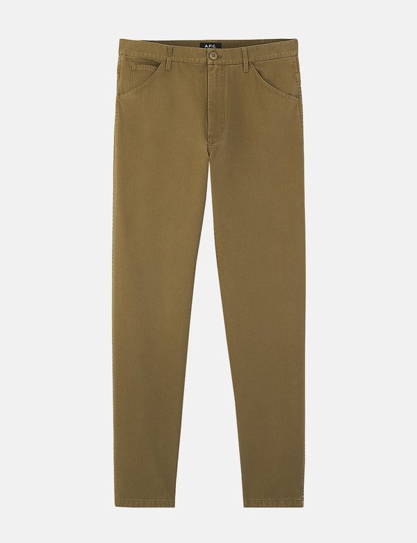 A.P.C. Kingsten Pants - Khaki Brown A.P.C. Kingsten Pants - Khaki Brown
