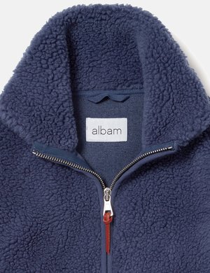 Albam Fleece Zip Jacket - Indigo Blue Albam Fleece Zip Jacket - Indigo Blue