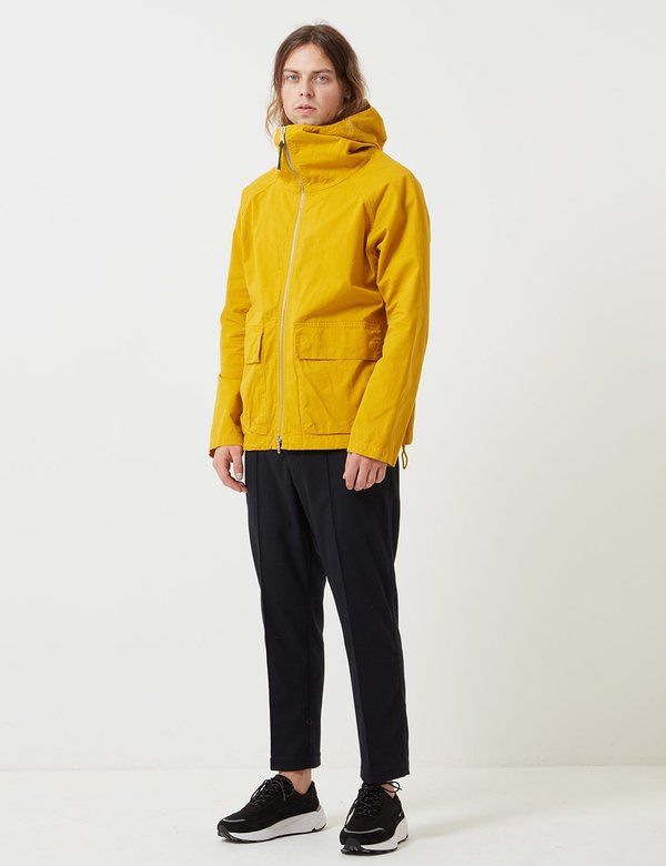 Albam Zipped Hooded Parka - Rich Yellow Albam Zipped Hooded Parka - Rich Yellow