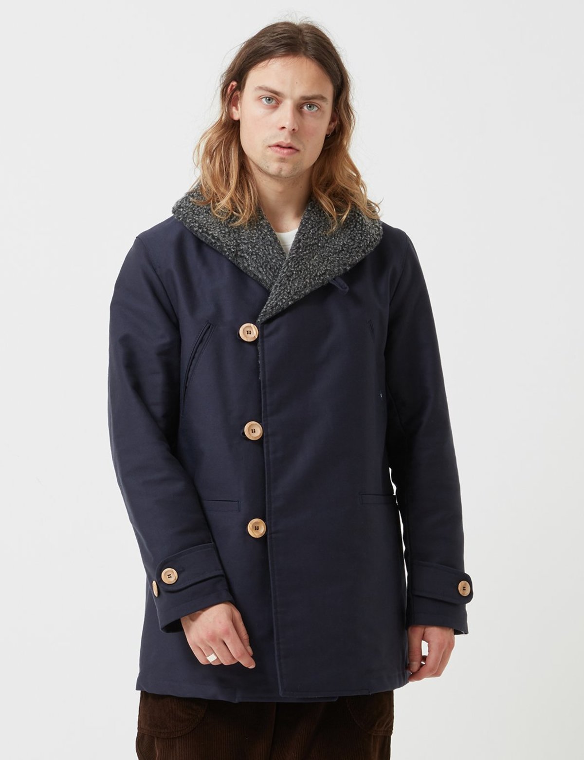 Bleu De Paname Mackinaw Jacket - Navy Blue | Garmentory