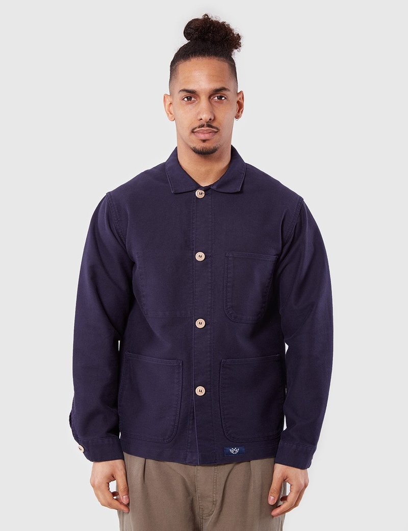 Bleu De Paname Veste De Comptoir Jacket - BDP Navy Blue | Garmentory