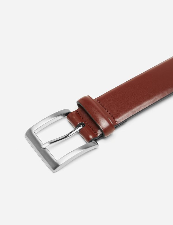 Dents Plain Leather Belt - Tan Leather Dents Plain Leather Belt - Tan Leather