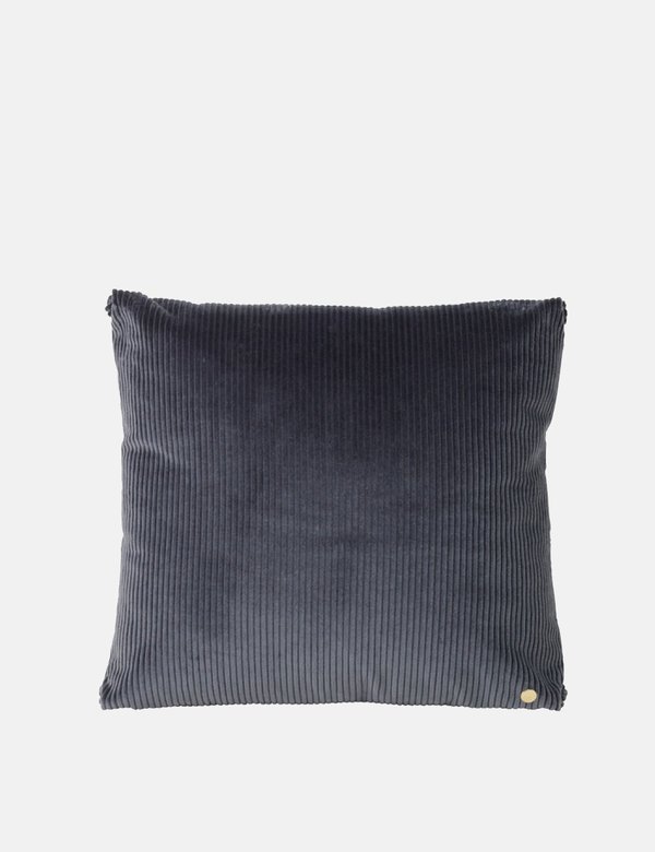 Ferm Living Corduroy Cushion - Dark Grey Ferm Living Corduroy Cushion - Dark Grey