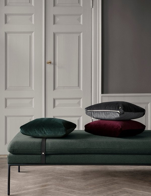 Ferm Living Corduroy Cushion - Dark Grey Ferm Living Corduroy Cushion - Dark Grey