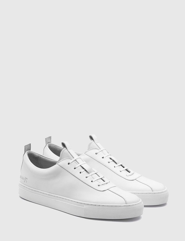 Grenson Leather Sneakers No.1 - White Grenson Leather Sneakers No.1 - White