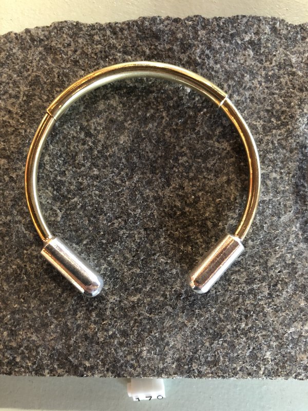 Formina Dual Metal Cuff - Silver Tipped Formina Dual Metal Cuff - Silver Tipped