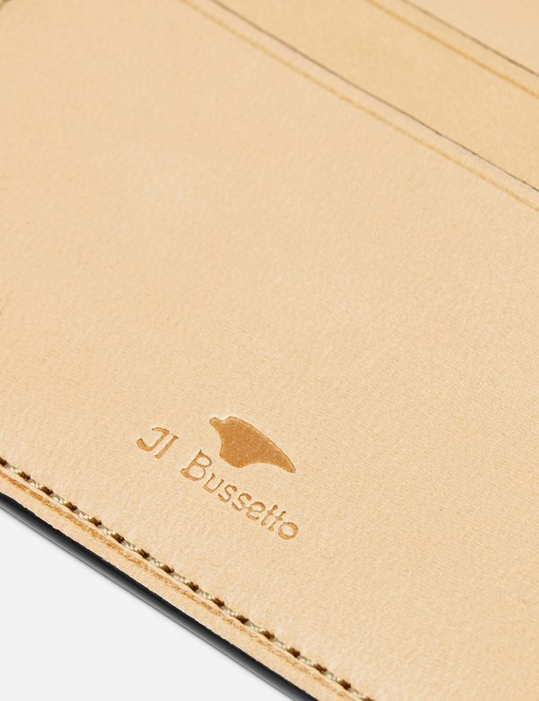 Il Bussetto Small Leather Card Holder - Cappuccino Brown Il Bussetto Small Leather Card Holder - Cappuccino Brown