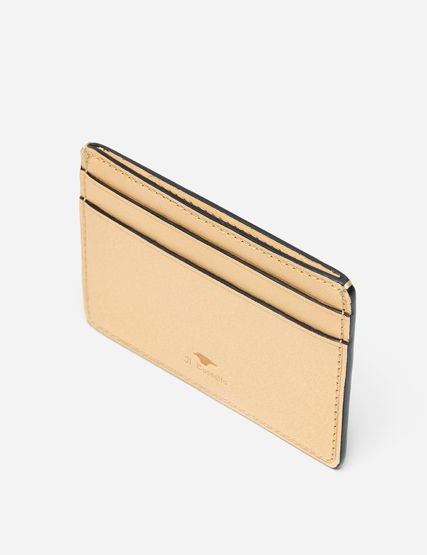 Il Bussetto Small Leather Card Holder - Cappuccino Brown Il Bussetto Small Leather Card Holder - Cappuccino Brown